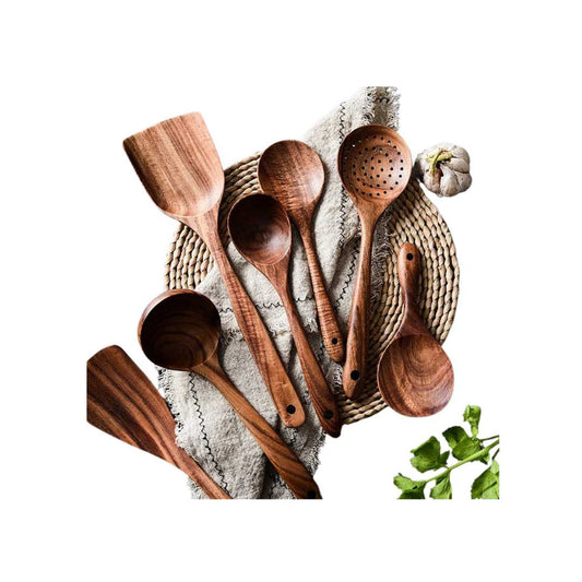Hommfer – Ensemble de Cuisine Polyvalent en Bois d'Acacia