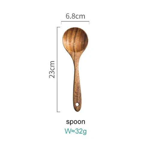 Hommfer – Ensemble de Cuisine Polyvalent en Bois d'Acacia