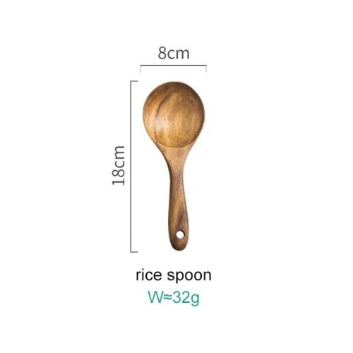 Hommfer – Ensemble de Cuisine Polyvalent en Bois d'Acacia