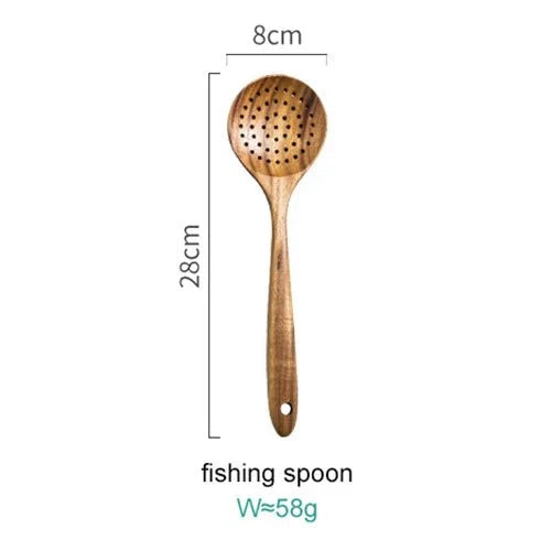 Hommfer – Ensemble de Cuisine Polyvalent en Bois d'Acacia