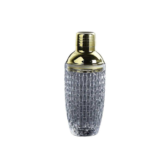 Hommfer – Shaker à Cocktail en Verre et Acier Doré