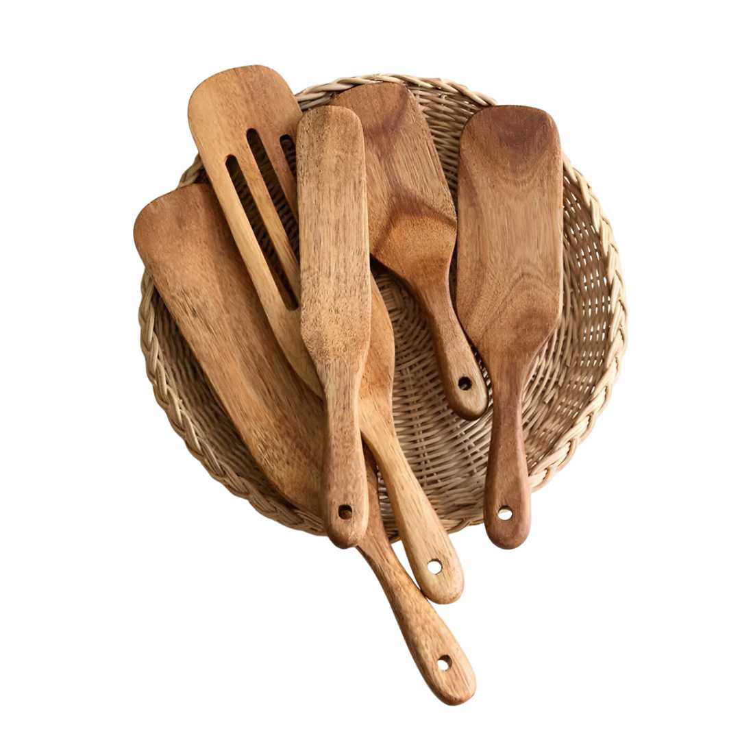 Hommfer – Spatules en Bois d’Acacia Archer