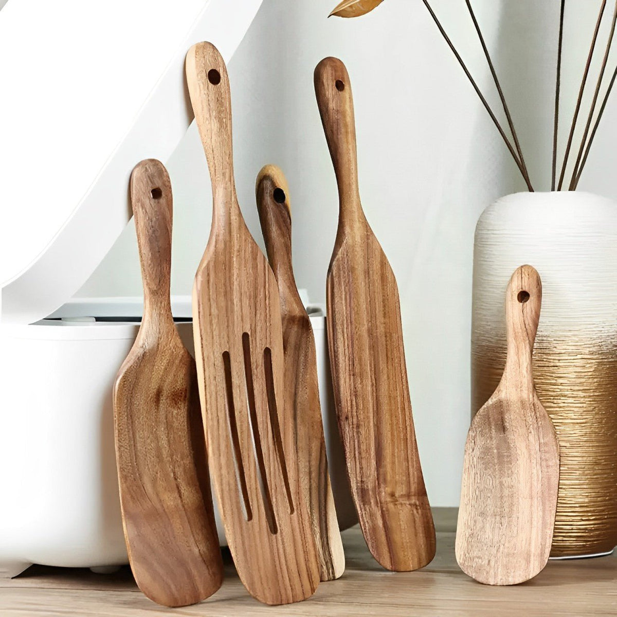 Hommfer – Spatules en Bois d’Acacia Archer